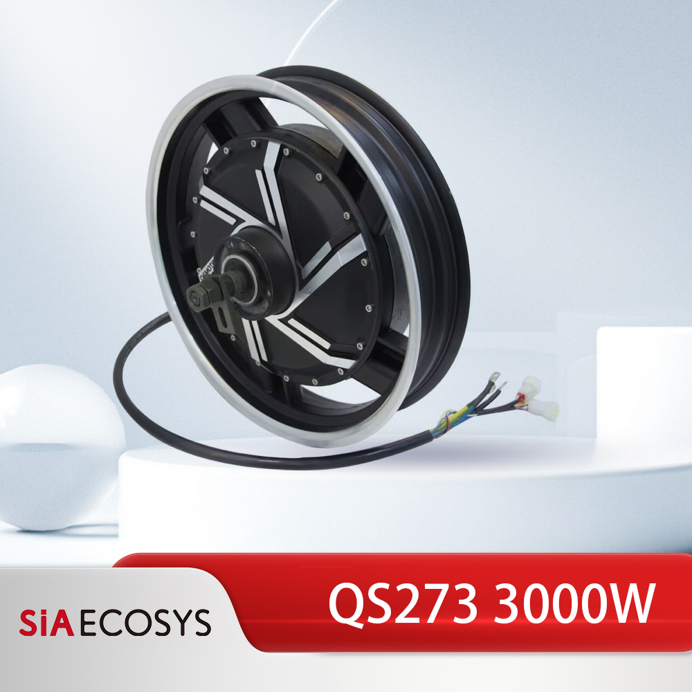 17 Inch Motorcycle Rim Hub Motor 72V - QSMOTOR QS273 17-inch 3000W V3 72V