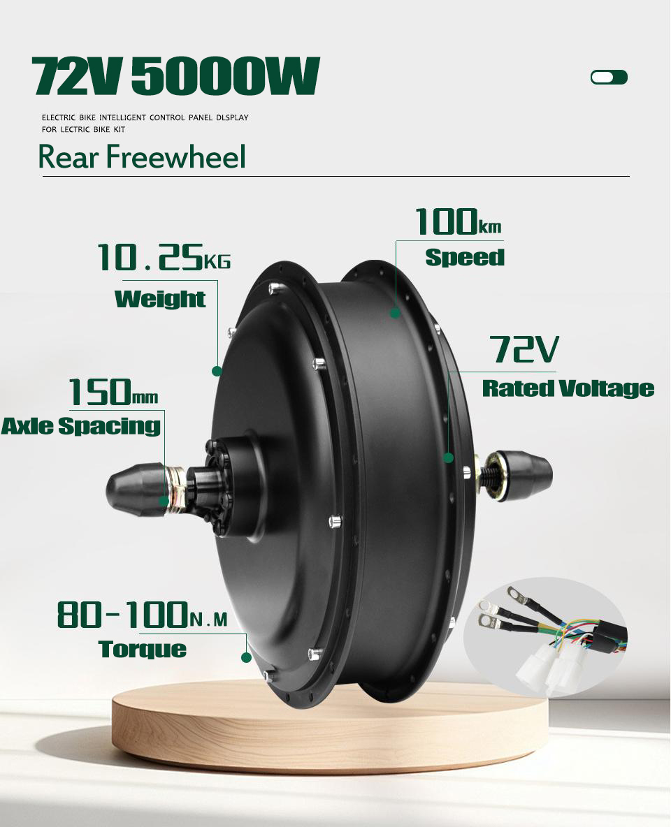 New MTX39 72V 5000W EBike Conv - 5000W Hub Motor Kit 72V recension och pris