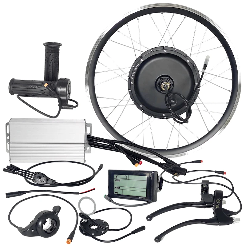 New Electric Conversion Kit 72 - 12000W Electric Motorcycle Hub Motor recension och pris
